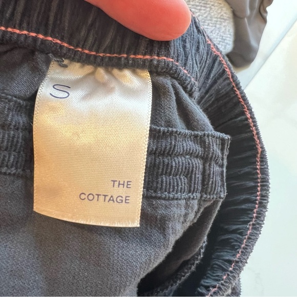 Anthropologie Pilcro The Cottage Corduroy Drawstring Pants in Navy - Picture 15 of 15